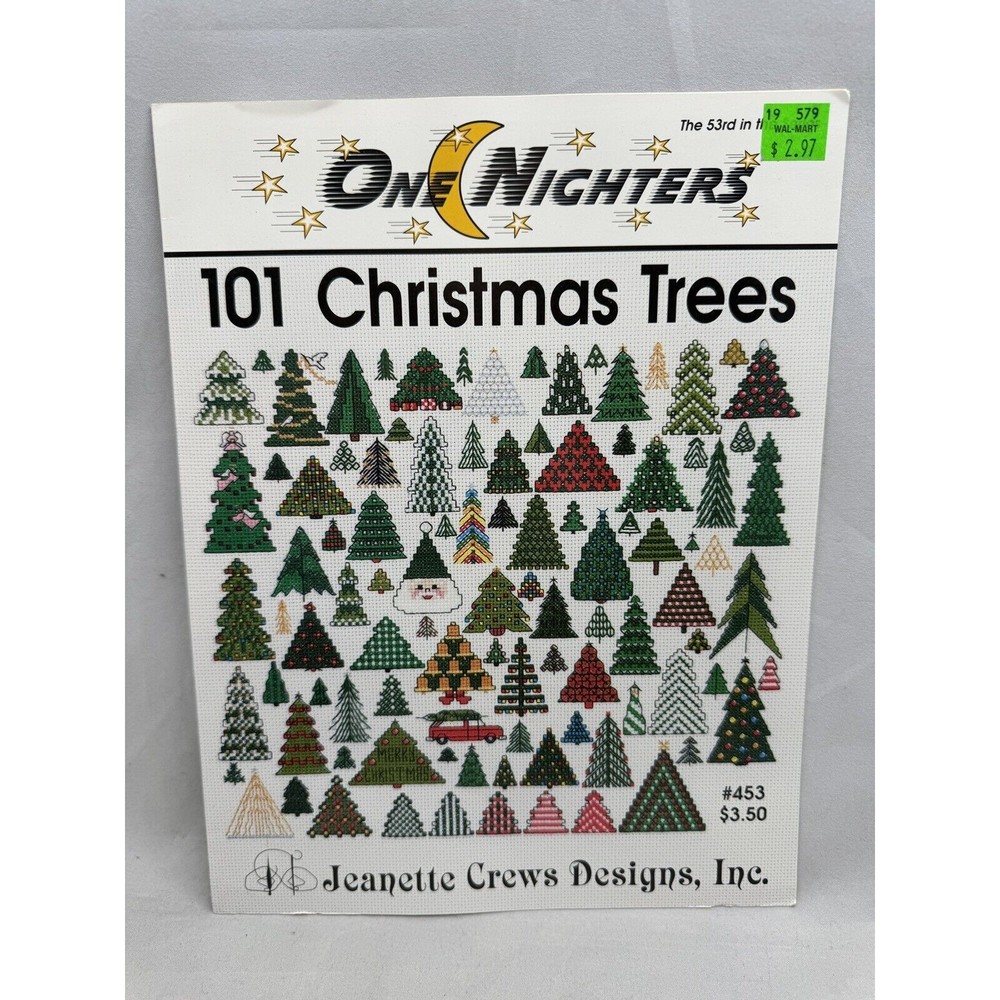 101 Christmas Trees One Nighters 453 Jeanette Crews Designs Cross Stitch Pattern